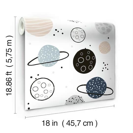 RoomMates Planets Peel & Stick Wallpaper